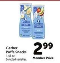 Gerber Puffs Snacks