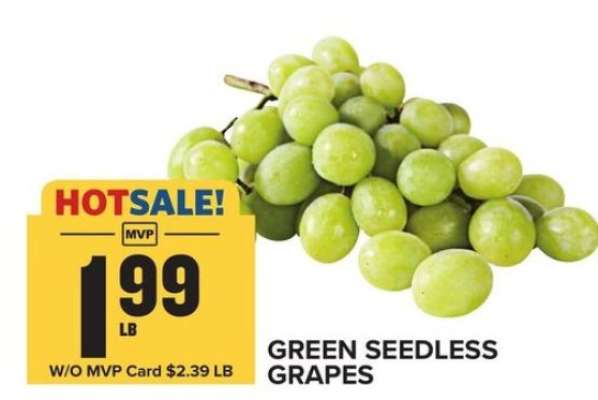 Green Seedless Grapes