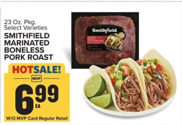 SMITHFIELD MARINATED BONELESS PORK ROAST