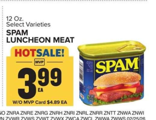 Spam Luncheon Meat