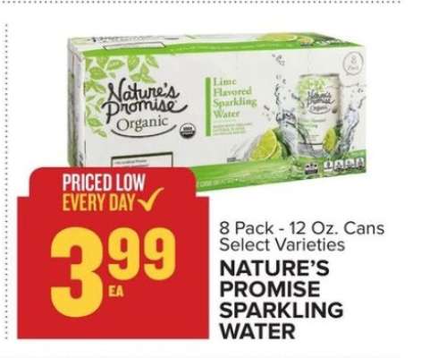 Nature's Promise Sparkling Water