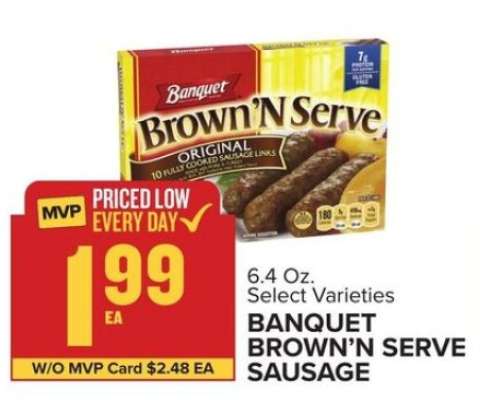 Banquet Brown'N Serve Sausage