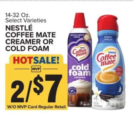 Nestlé Coffee Mate Creamer or Cold Foam