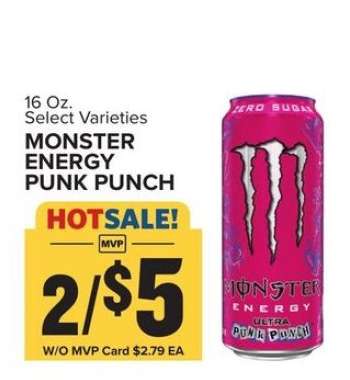 MONSTER ENERGY PUNK PUNCH