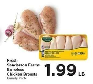 Fresh Sanderson Farms Boneless Chicken Breasts