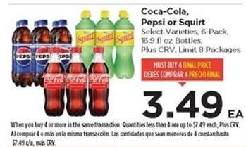 Coca-Cola, Pepsi or Squirt