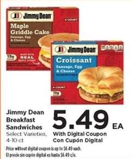 Jimmy Dean Breakfast Sandwiches