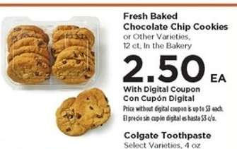 Fresh Baked Chocolate Chip Cookies