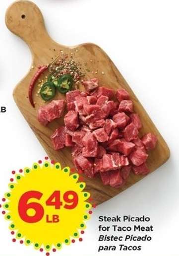 Steak Picado for Taco Meat