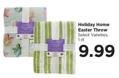 Holiday Home Easter Throw