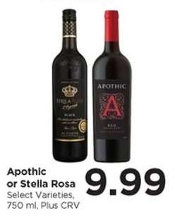 Apothic or Stella Rosa