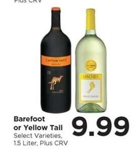 Barefoot or Yellow Tail