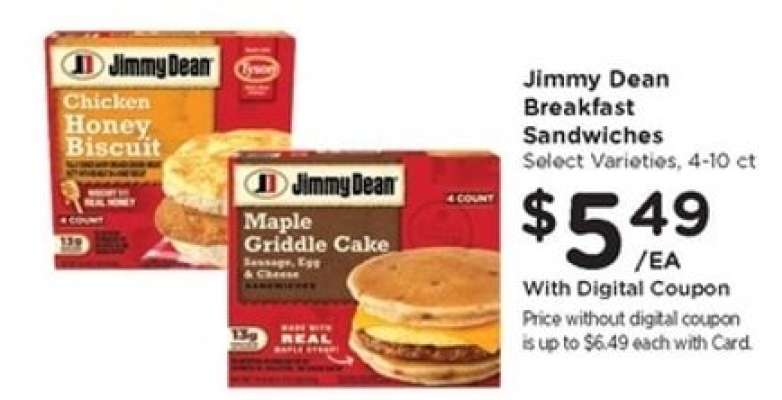 Jimmy Dean Breakfast Sandwiches