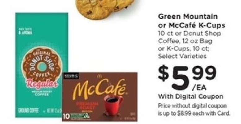 Green Mountain or McCafé K-Cups