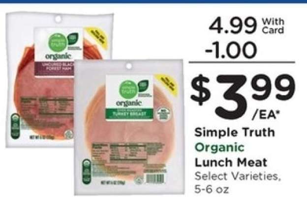 Simple Truth Organic Lunch Meat