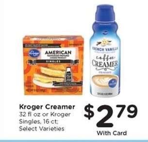 Kroger Creamer