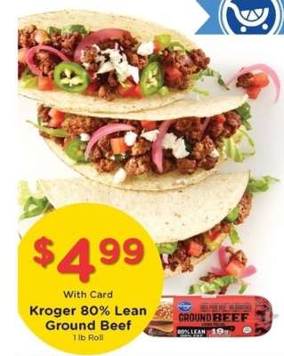 Kroger 80% Lean Ground Beef