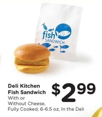 Deli Kitchen Fish Sandwich