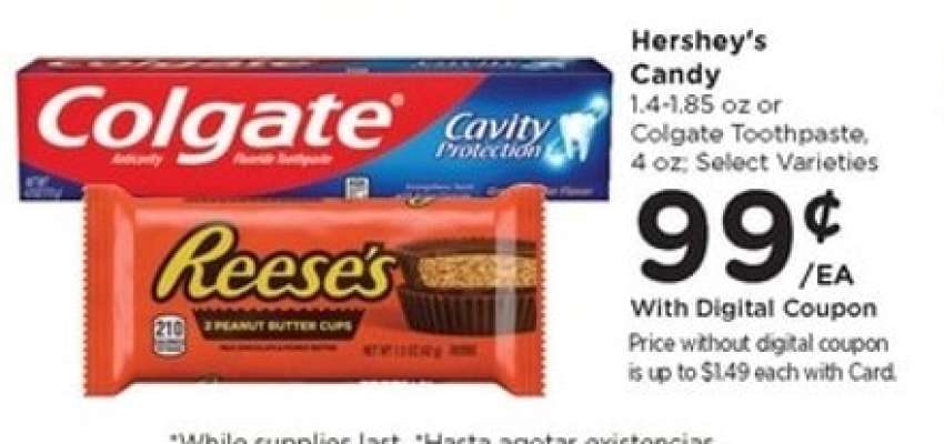 Hershey's Candy or Colgate Toothpaste