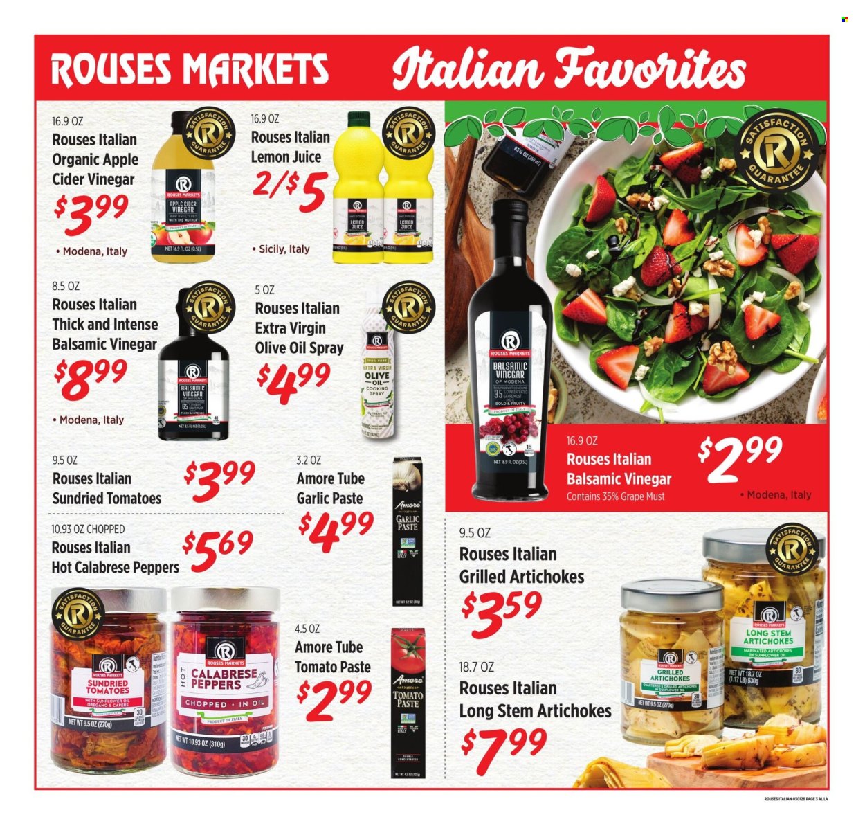 Rouses Markets ad - 02/25/2026 - 03/25/2026. Page 3