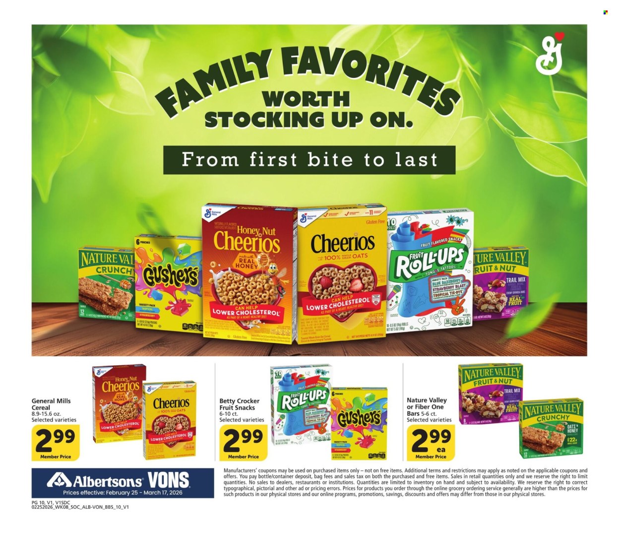 Albertsons ad - 02/25/2026 - 03/17/2026. Page 10