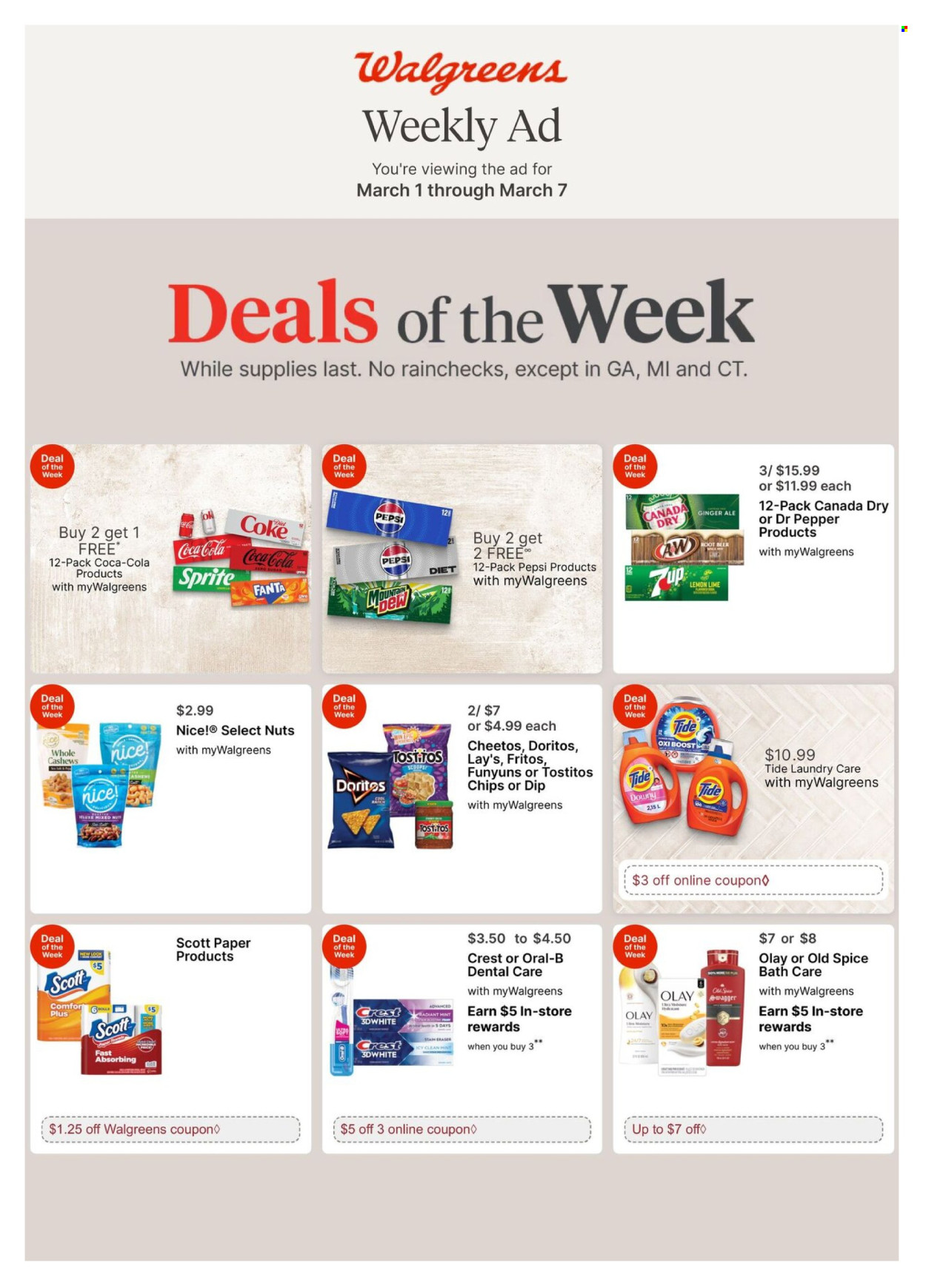 Walgreens ad - 03/01/2026 - 03/07/2026. Page 1