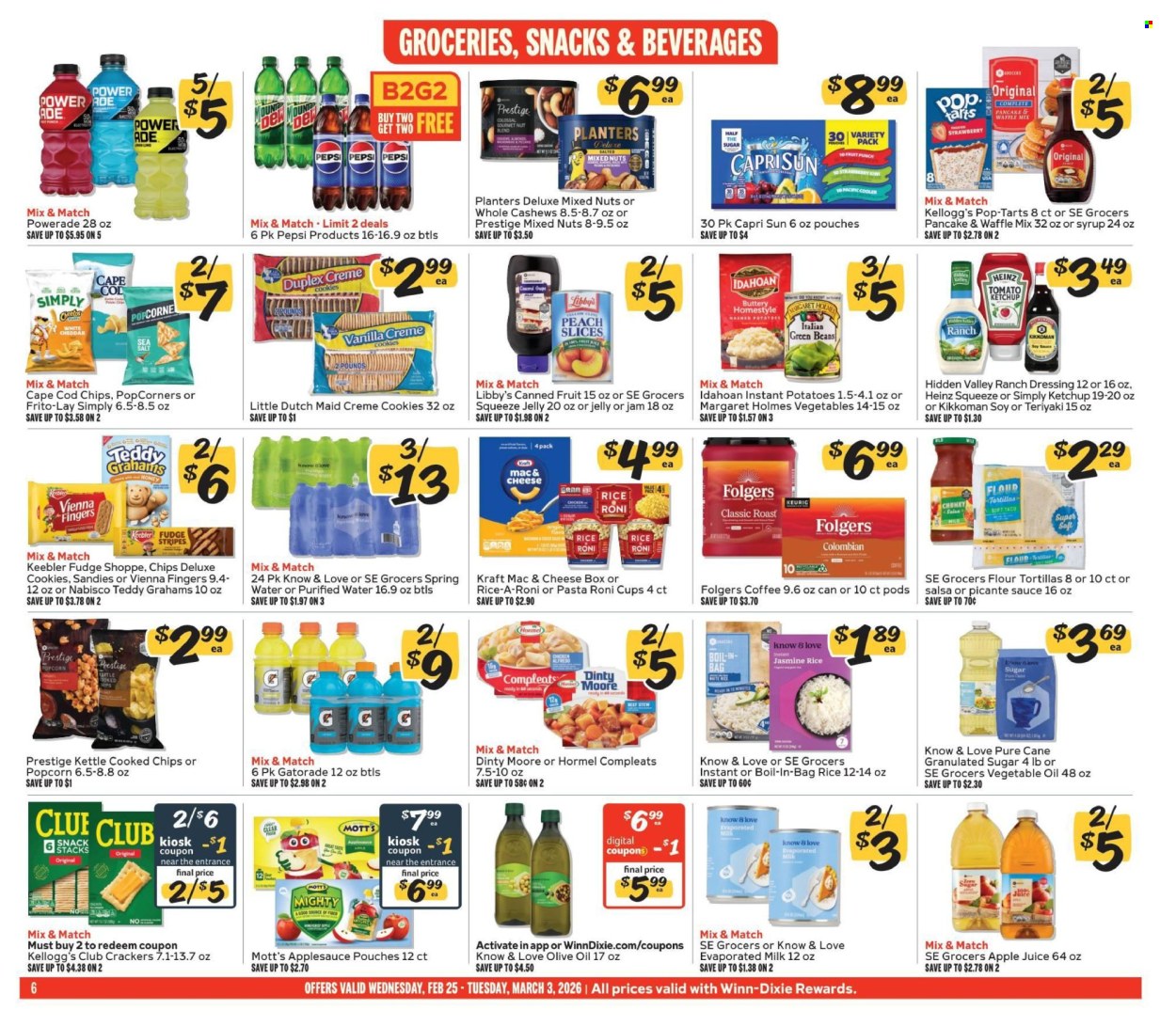 Winn Dixie ad - 02/25/2026 - 03/03/2026. Page 6