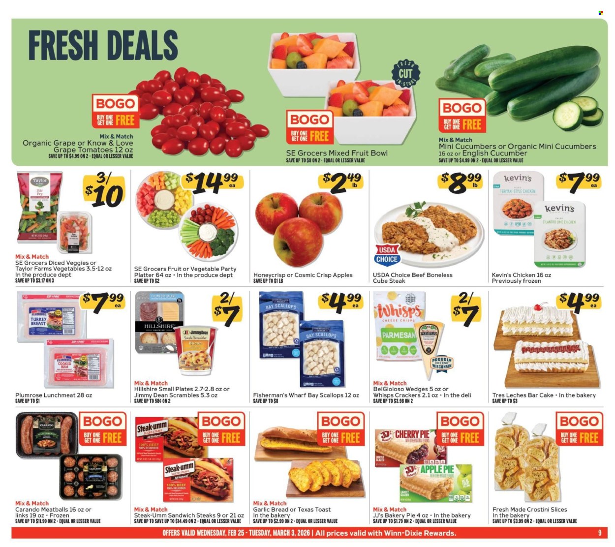 Winn Dixie ad - 02/25/2026 - 03/03/2026. Page 9