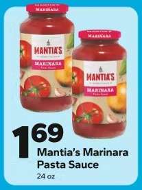 Mantia's Marinara Pasta Sauce