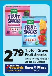 Tipton Grove Fruit Snacks
