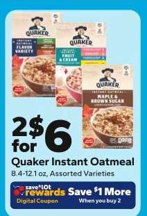 Quaker Instant Oatmeal