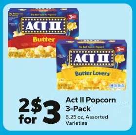 Act II Popcorn 3-Pack