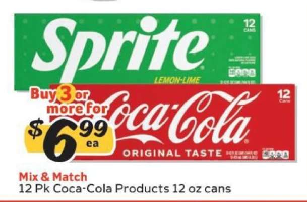 12 Pk Coca-Cola Products