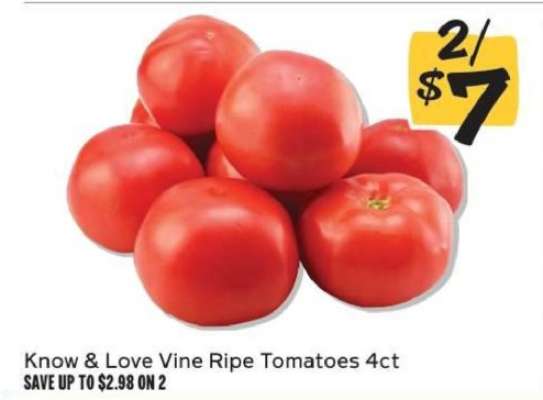 Know & Love Vine Ripe Tomatoes 4ct