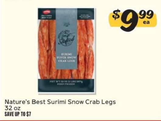 Nature's Best Surimi Snow Crab Legs