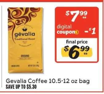 Gevalia Coffee 10.5-12 oz bag
