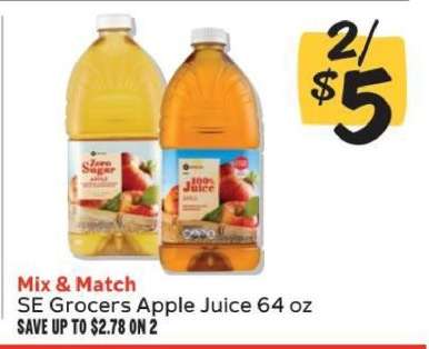 SE Grocers Apple Juice