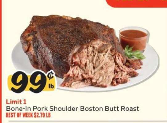 Bone-In Pork Shoulder Boston Butt Roast