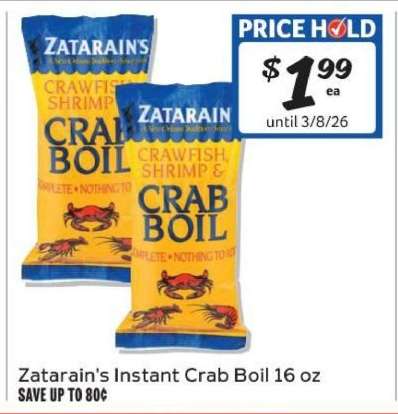 Zatarain's Instant Crab Boil 16 oz
