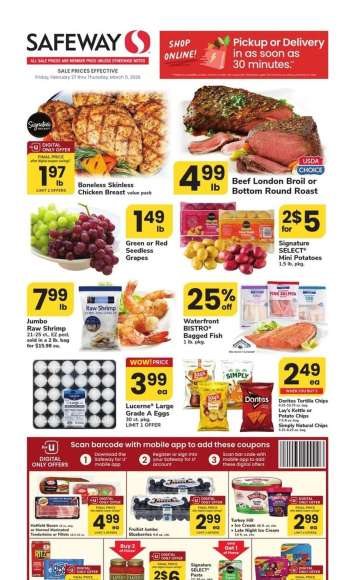 Safeway Flyer - 02/27/2026 - 03/05/2026.