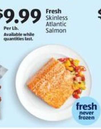 Fresh Skinless Atlantic Salmon