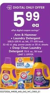 Arm & Hammer Laundry Detergent