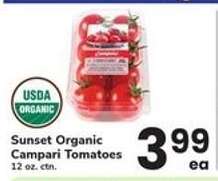 Sunset Organic Campari Tomatoes
