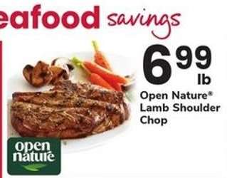 Open Nature Lamb Shoulder Chop
