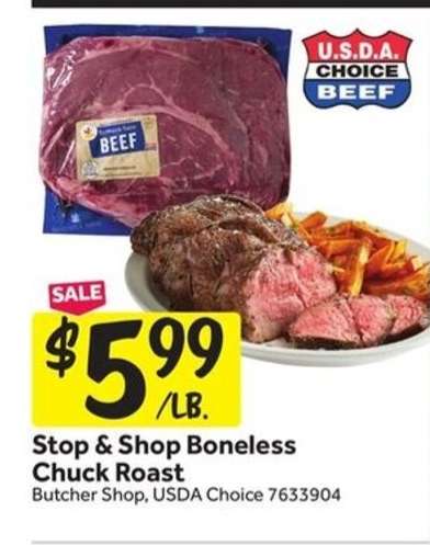Stop & Shop Boneless Chuck Roast