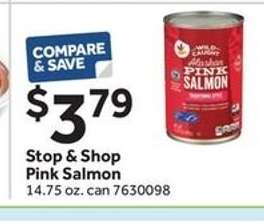 Stop & Shop Pink Salmon