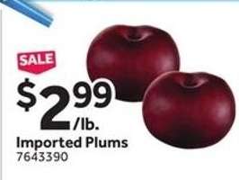 Imported Plums