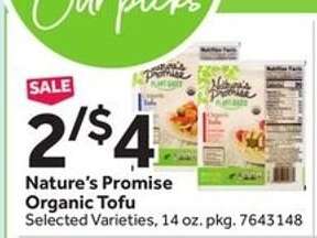 Nature's Promise Organic Tofu