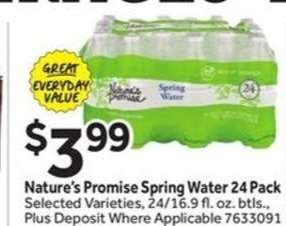 Nature's Promise Spring Water 24 Pack