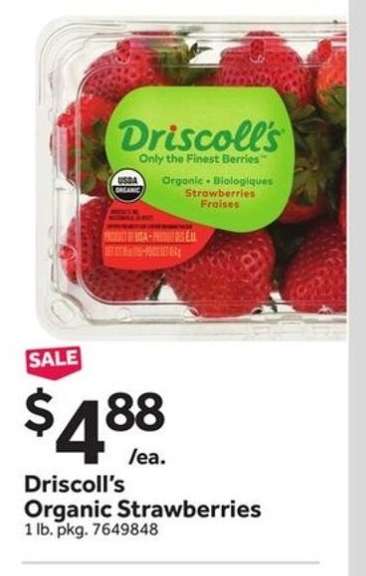 Driscoll's organic strawberries